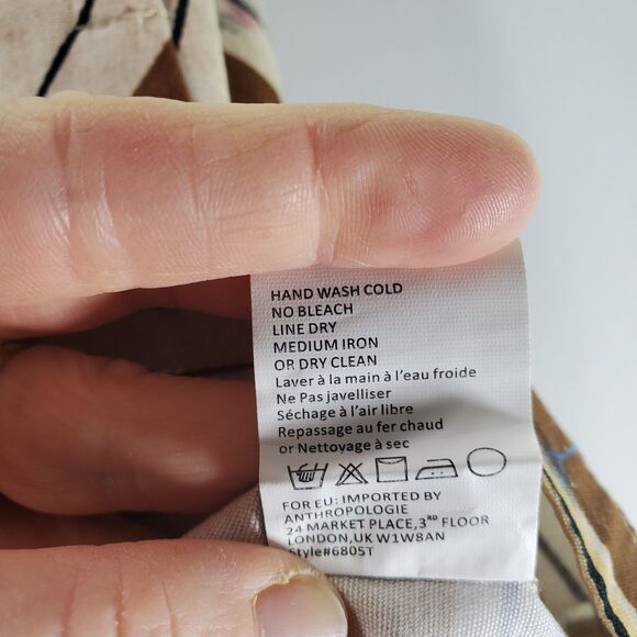 NWT XL Tiny Anthropologie Raleigh Cotton Mini Skirt Striped Aztec Southwestern - Picture 8 of 12